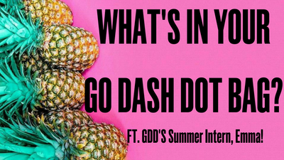 What's in your Go Dash Dot Bag? Ft. GDD's Summer Intern, Emma!