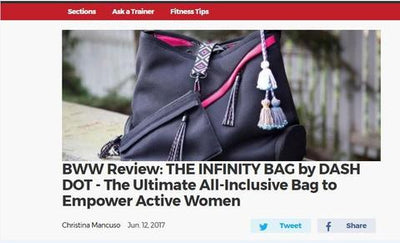 The Infinity bag by Go Dash Dot - The ultimate all-inclusive bag to empower active women