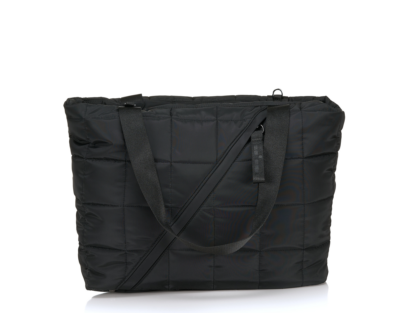 Medium black tote with zipper closure #color_black