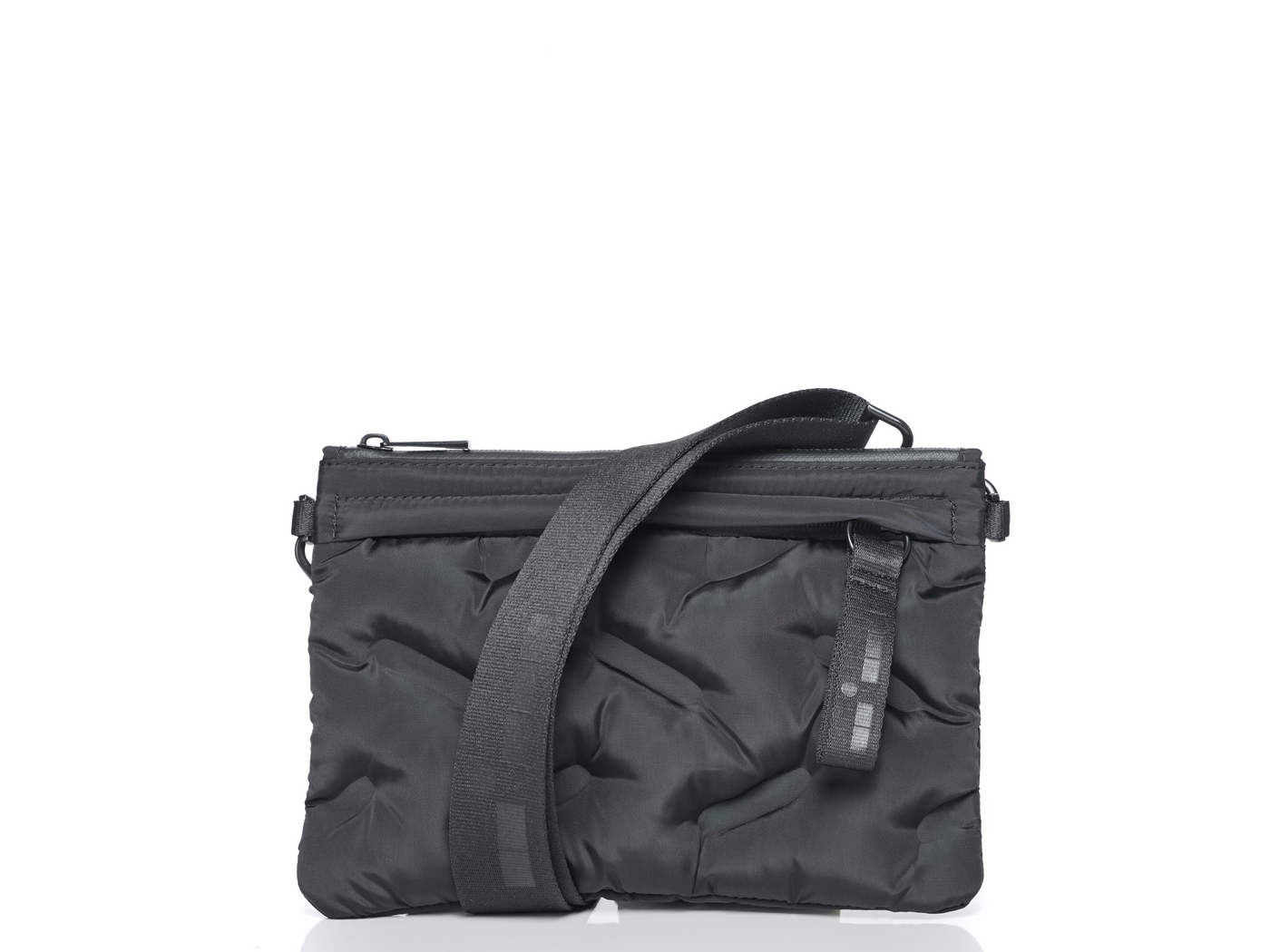 Arly Messenger matching pouch front view #color_black