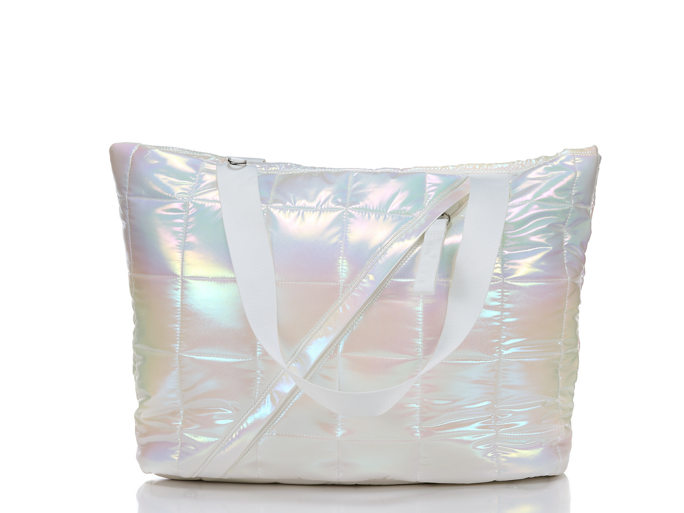machine washable white tote bag #color_iridescent