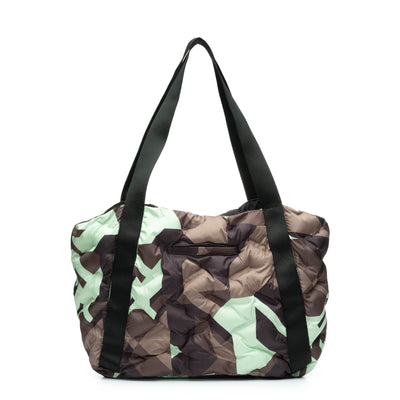 Easy Tote mint chip back view Easy Tote front view with snap out pouch #color_mint-chip