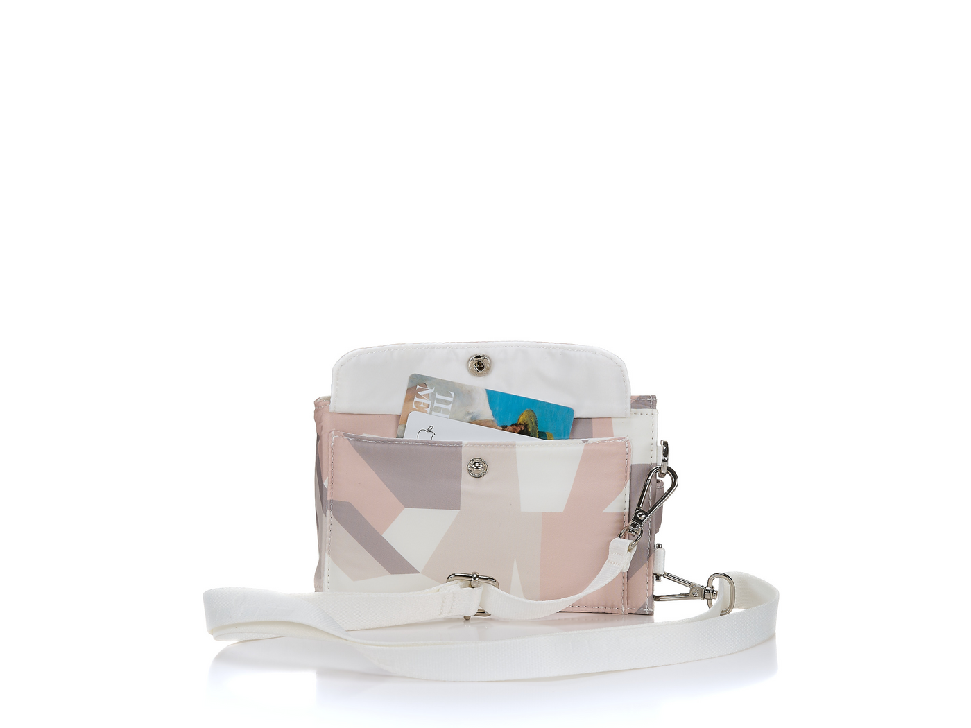 Cell phone crossbody with wallet #color_camo-latte