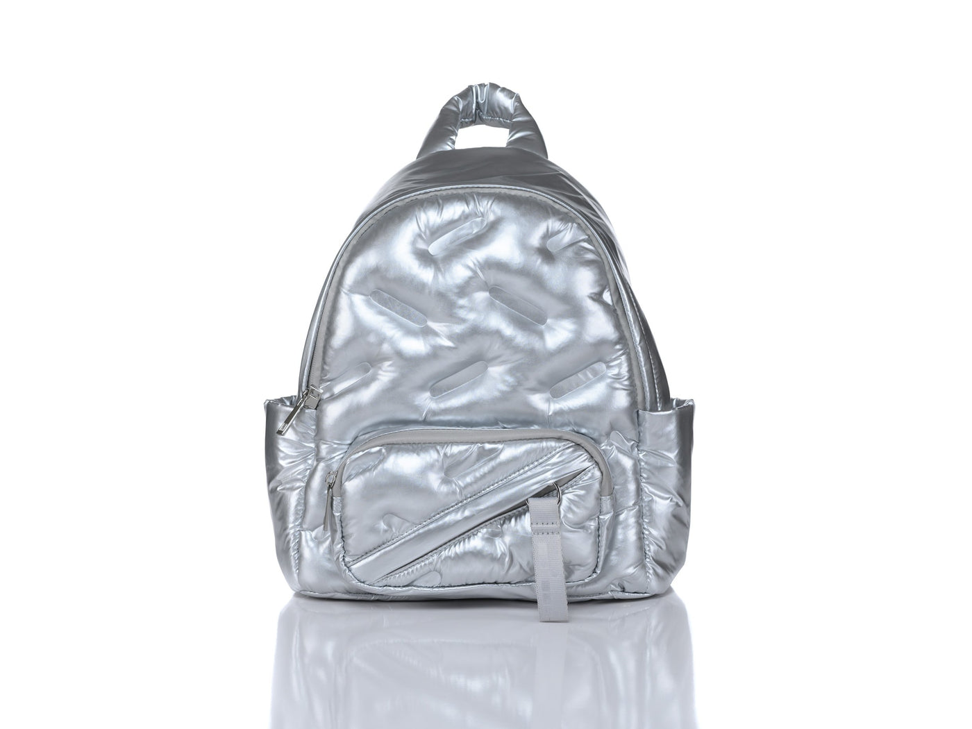 Mini maya backpack front view #color_silver
