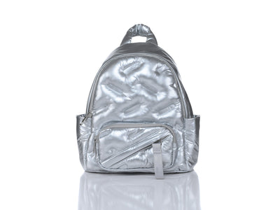 Mini maya backpack front view #color_silver