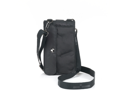 Cell phone crossbody with wallet #color_black